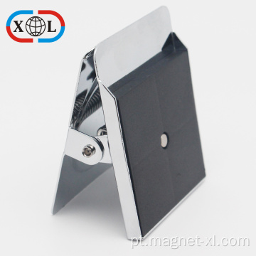 Metal Magnetic Square Papel Clip Haller para escritório